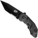 Smith and Wesson Knives S&W MP3 Knife, Black Part Serrated, SW-MP3BS