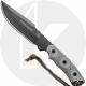 TOPS Knives Alaskan Harpoon Knife AH906 - Black Traction Coated 1095 - Black Micarta