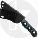 TOPS Knives Blue Otter Knife BLUOT-01 - Tactical Grey 1095 - Blue / Black G10