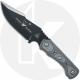 TOPS Knives Eagles Shadow Knife ESH-01 - Black Traction Coated 1095 - Black Micarta - USA Made