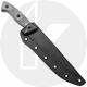 TOPS Knives Hazen Legion 6.0 HAZEN-LG - Sandblast 1095 Double Edge - Black Micarta