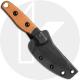 TOPS Knives Hornero HORN-01 - Black Traction Coated 1095 Drop Point - Tan / Black Micarta - USA Made