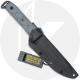 TOPS Knives Mohawk Hunter Knife MKH01 - Black Traction Coat 1095 - Black Micarta