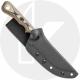 TOPS Knives Muley Skinner MSKIN-01 - Tumbled 154CM Blade - Tan / Black G10 - USA Made