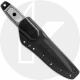 TOPS Knives Rangers Edge Knife RE3010 - Black Traction Coat 1095 - Part Serrated Double Edge - Black Micarta - USA Made