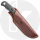 TOPS Knives Tex Creek XL Knife TEXXL-02 - Leo Espinoza - Sniper Grey 1095 Steel Blade - Black Micarta