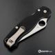 Toler Projects Titanium Deep Carry Pocket Clip - Custom Made - Stonewash Finish - Spyderco Knives - Project 2