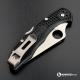 Toler Projects Titanium Deep Carry Pocket Clip - Custom Made - Stonewash Finish - Spyderco Knives - Project 5