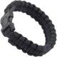 Paracord Survival Bracelet, Black, UC-2763