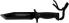 Marine Force Recon Tanto, Black Handle, UC-2830