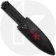 United Cutlery 726 Bird-of-Prey Phoenix Knife - Double Edge - Black ABS - Black Leather Sheath - Discontinued - BNIB