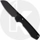 Vosteed Raccoon Crossbar Lock A0516 Knife - Black Stonewash 14C28N Cleaver - Black Micarta