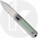 Vosteed Corgi Trek Lock A0709 Knife - 14C28N Drop Point - Jade G10