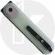 Vosteed Corgi Trek Lock A0710 Knife - Black Stonewash 14C28N Drop Point - Jade G10