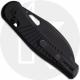 Vosteed Morel Crossbar Lock A1001 Knife - Black Stonewash N690 Sheepsfoot - Black Aluminum