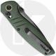 Vosteed Corsair Crossbar Lock CS-NPMN Knife - Black Stonewash Nitro-V Drop Point - Green Micarta