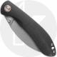 Vosteed Nightshade TS NSTS-NWMK Knife - Stonewash Nitro-V Shilin Cutter - Black Micarta - Thumb Stud
