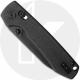 Vosteed Raccoon Crossbar Lock A0501 Knife - Black Stonewash 14C28N Drop Point - Black Micarta