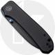 WE Big Banter 21045-1 Knife - Black Stonewash CPM 20CV - Black G10
