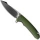 We Knife Company 617C EDC Liner Lock Flipper Folding Knife 2 Tone Blade Green G10 Handle