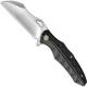 We Knife Company 701F EDC Liner Lock Flipper Folding Knife Satin Blade Black G10 Handle