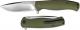 We Knife Company 703B EDC Liner Lock Flipper Folding Knife Satin Blade Green G10 Handle