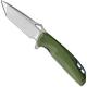 We Knife Company 706B EDC Liner Lock Flipper Folding Knife Stonewash Blade Green G10