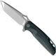 We Knife Company 706F EDC Liner Lock Flipper Folding Knife Stonewash Blade Black G10