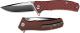 We Knife Company Blitz 711C EDC Liner Lock Flipper Folding Knife 2 Tone Blade Red G10 Handle