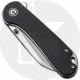 CIVIVI Elementum C18062AF-1 Knife - Satin Nitro-V Wharncliffe - Black G10 - Flipper Folder