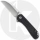 CIVIVI Elementum C18062AF-1 Knife - Satin Nitro-V Wharncliffe - Black G10 - Flipper Folder