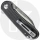 CIVIVI Elementum C18062AF-3 Knife - Nitro-V Wharncliffe - Black Canvas Micarta - Flipper Folder