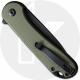 CIVIVI Elementum II C18062P-3 Knife - Black Stonewashed Nitro-V - OD Green G10 - Flipper Folder