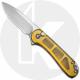 CIVIVI Elementum II C18062P-7 Knife - Satin Nitro-V - Polished Ultem - Flipper Folder