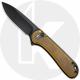 CIVIVI Elementum II C18062P-8 Knife - Black Nitro-V - Bead Blasted Ultem - Flipper Folder