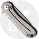 CIVIVI Mini Elementum C18062Q-2 - Gray 14C28N - Black Hand Rub Copper and Gray Steel - Frame Lock - Flipper Folder - Key Ring