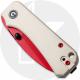 CIVIVI Baby Banter C19068S-7 Knife - Red Nitro V - Ivory G10