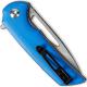 CIVIVI Odium Knife C2010C - Stonewash D2 Drop Point - Blue G10 - Liner Lock Flipper Folder