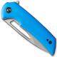 CIVIVI Odium Knife C2010C - Stonewash D2 Drop Point - Blue G10 - Liner Lock Flipper Folder