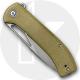 CIVIVI Riffle C2024B - Gray Stonewash 14C28N Drop Point - Olive Micarta - Liner Lock Flipper Folder