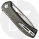 CIVIVI Riffle C2024C - Gray Stonewash 14C28N Drop Point - Dark Green Micarta - Liner Lock Flipper Folder