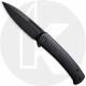 CIVIVI Cetos C21025B-2 Knife - Black Stonewash 14C28N - Course Black Micarta / Black Stainless Steel - Flipper