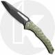 CIVIVI Spiny Dogfish C22006-3 Knife - Black Stonewashed 14C28N - OD Green G10