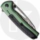 CIVIVI Sentinel Strike C22025B-DS1 Knife - Damascus Reverse Tanto - Green Aluminum - Flipper Folder