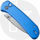 CIVIVI Qubit C22030E-3 Knife - Satin 14C28N Drop Point - Blue Aluminum