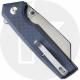 CIVIVI Amirite C23028-1 Knife - Satin Nitro-V Reverse Tanto - Coarse Blue G10 - Flipper Folder