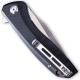 CIVIVI Baklash Knife C801C - Satin Drop Point - Black G10 - Liner Lock Flipper Folder