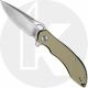 WE Knife C805D CIVIVI Aquila Satin Drop Point Flipper Folder Tan G10 Liner Lock