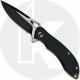 WE Knife C805E CIVIVI Aquila Black Stonewash and Satin Drop Point Flipper Folder Black G10 Liner Lock