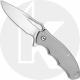 CIVIVI Little Fiend Knife C910A - Satin D2 Drop Point - Gray G10 - Liner Lock Flipper Folder
